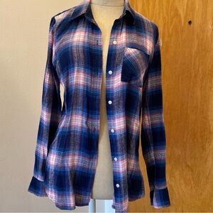 GAP TWILL PLAID SHIRT XS - Worn Once